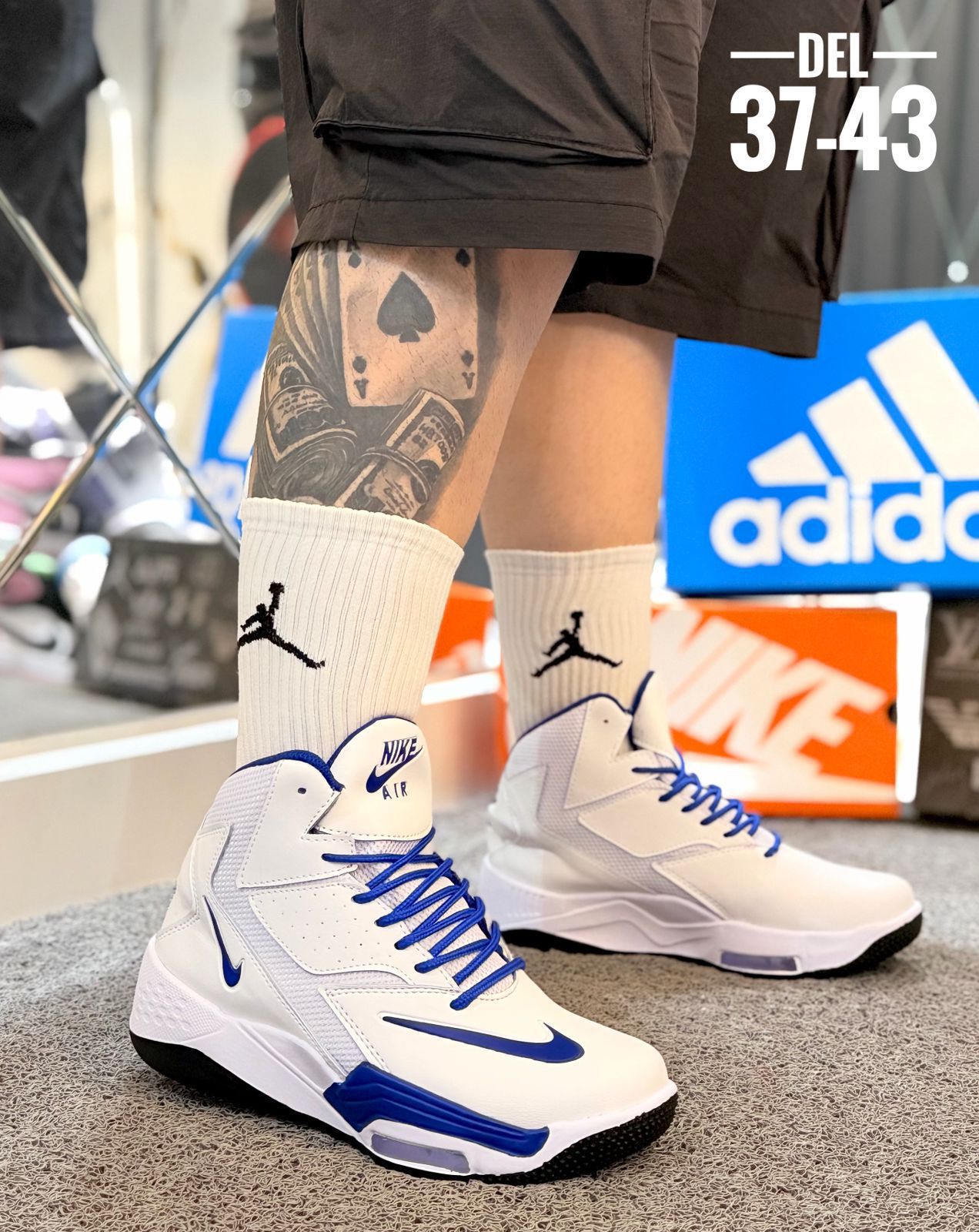 Botas Nike sb Blanco Azul